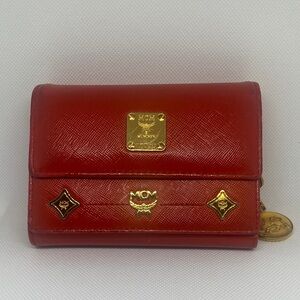❌ SOLD ❌ MCM Red Leather Women's Wallet